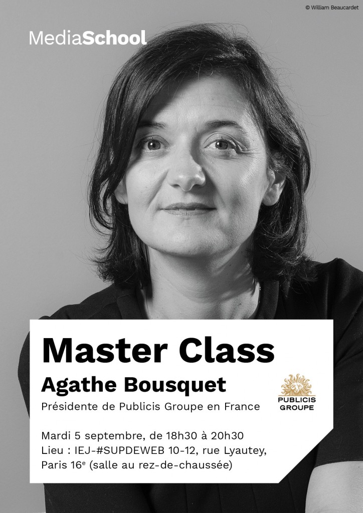 Master Class Agathe Bousquet Publicis MediaSchool